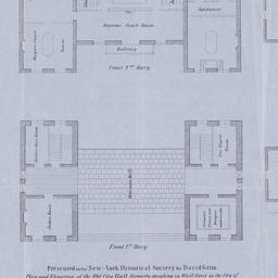 Plan and elevation of the o...
