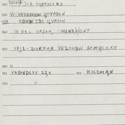 Eastern questionnaire, answ...