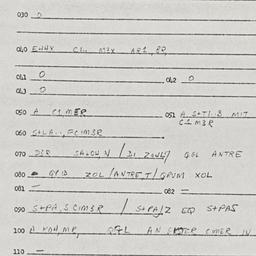 Eastern questionnaire, answ...