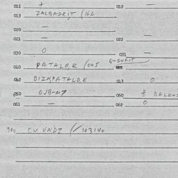 Eastern questionnaire, answ...