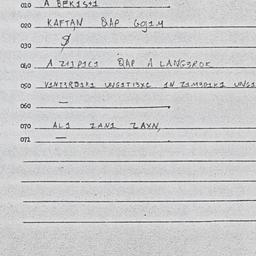 Eastern questionnaire, answ...
