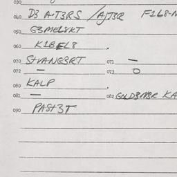 Eastern questionnaire, answ...