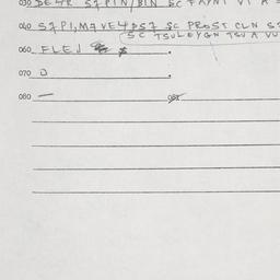 Eastern questionnaire, answ...