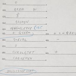 Eastern questionnaire, answ...