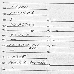 Eastern questionnaire, answ...