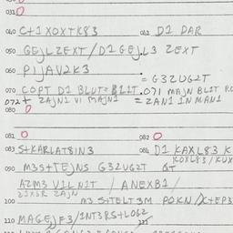 Eastern questionnaire, answ...