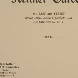 Kellner Gardens, 550 E. 21 ...