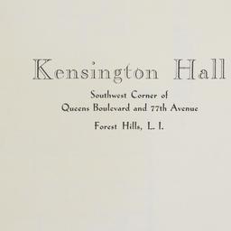 Kensington Hall, Queens Bou...