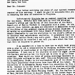 Letter from Olive M. Stone ...