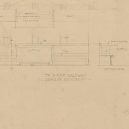 Dining room seats plan, sec...