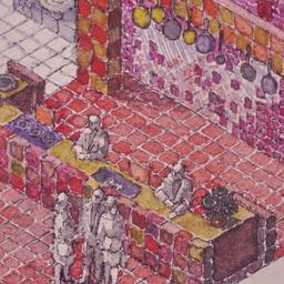 Interior perspective drawin...