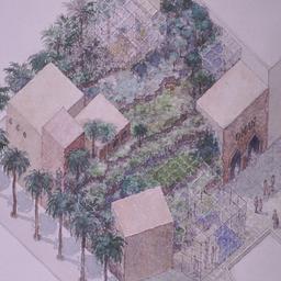 Axonometric drawing.
