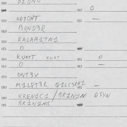 Eastern questionnaire, answ...