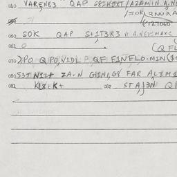 Eastern questionnaire, answ...