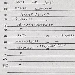 Eastern questionnaire, answ...