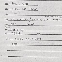Eastern questionnaire, answ...