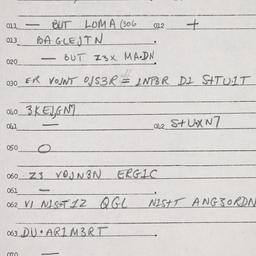 Eastern questionnaire, answ...