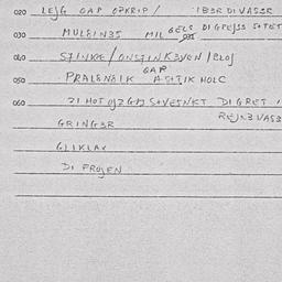 Eastern questionnaire, answ...
