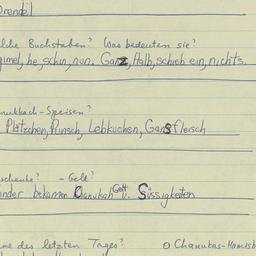Western questionnaire, answ...