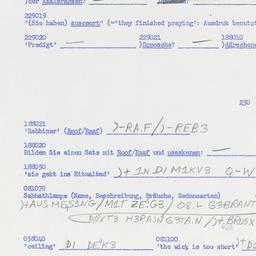 Western questionnaire, answ...