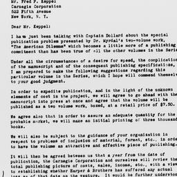 Letter from Ordway Tead to ...