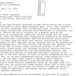 Announcements, 2004-04-12. ...