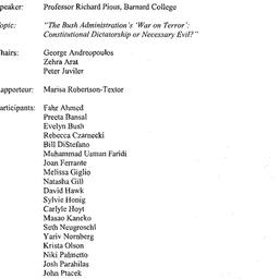Minutes, 2004-10-07. Human ...