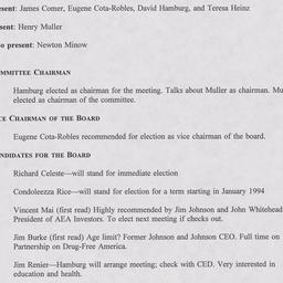 Nominating Committee