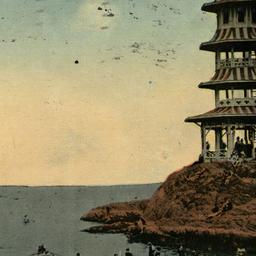 Bathing Beach, Glen Island,...