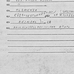 Eastern questionnaire, answ...