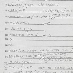 Eastern questionnaire, answ...