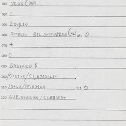 Eastern questionnaire, answ...