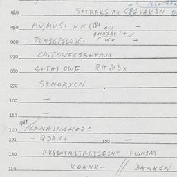 Eastern questionnaire, answ...