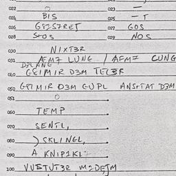 Eastern questionnaire, answ...