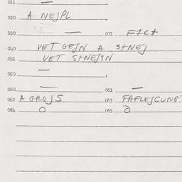 Eastern questionnaire, answ...