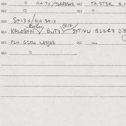 Eastern questionnaire, answ...