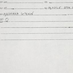 Eastern questionnaire, answ...