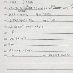 Eastern questionnaire, answ...