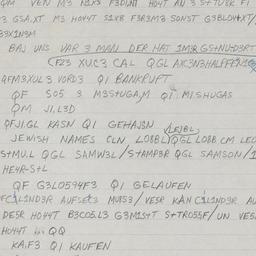 Western questionnaire, answ...