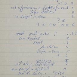 Eastern questionnaire, blue...