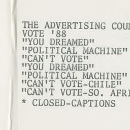 Advertising Council Vote