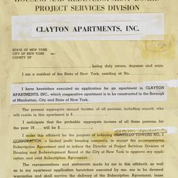 Clayton Apartments, Inc., L...