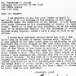 Letter from Benjamin Malzbe...