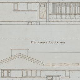 Entrance, side elevations