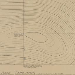 Topographic survey plan