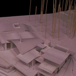 Model, aerial view.