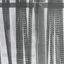 Strips of film reels are hu...