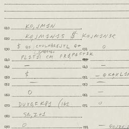 Eastern questionnaire, answ...
