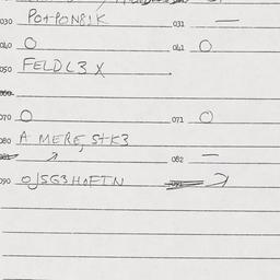 Eastern questionnaire, answ...