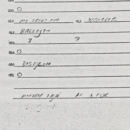 Eastern questionnaire, answ...
